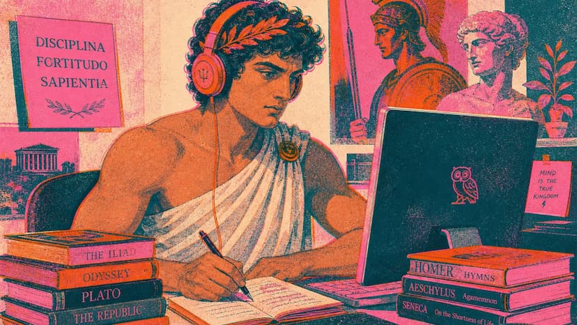Profissional criando conteúdo educacional para curso online em ambiente de produção digital.