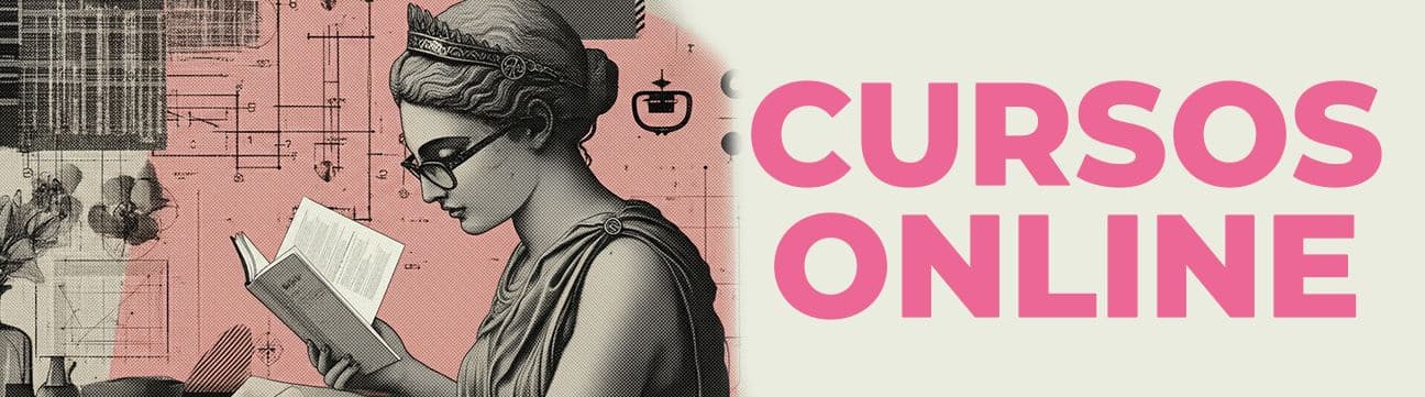 Deusa grega lendo livro