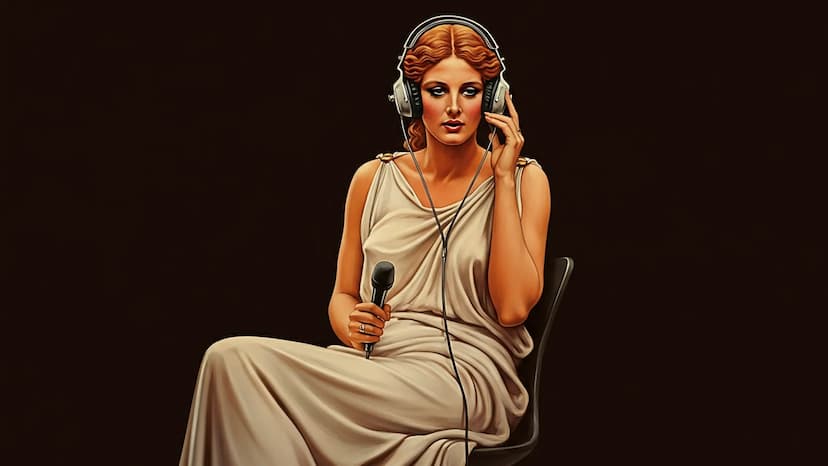 greek-woman-w-mic Mulher Grega com Microfone e Headphone